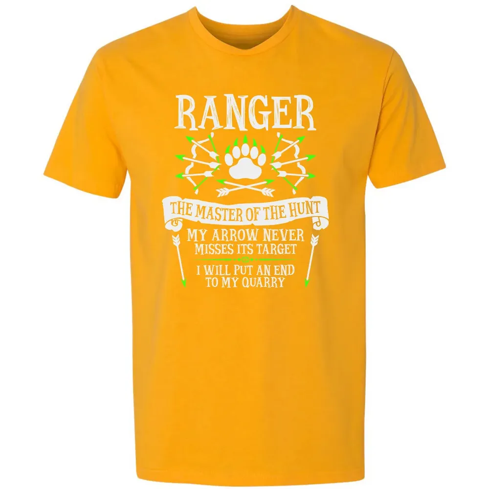 RANGER, The Master of the Hunt (White Text) Premium Unisex T-shirt - 11