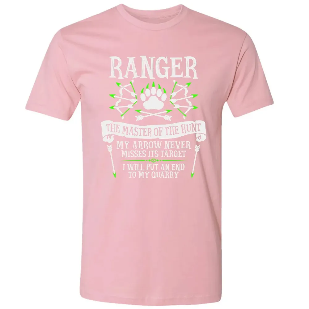 RANGER, The Master of the Hunt (White Text) Premium Unisex T-shirt - 3