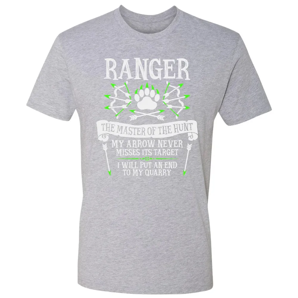 RANGER, The Master of the Hunt (White Text) Premium Unisex T-shirt - 9