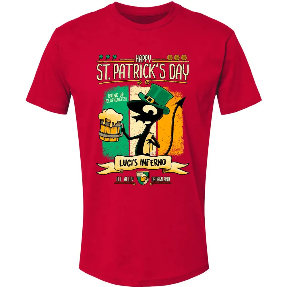 St Patrickâ€™s at Luci's Premium Unisex T-shirt - 6