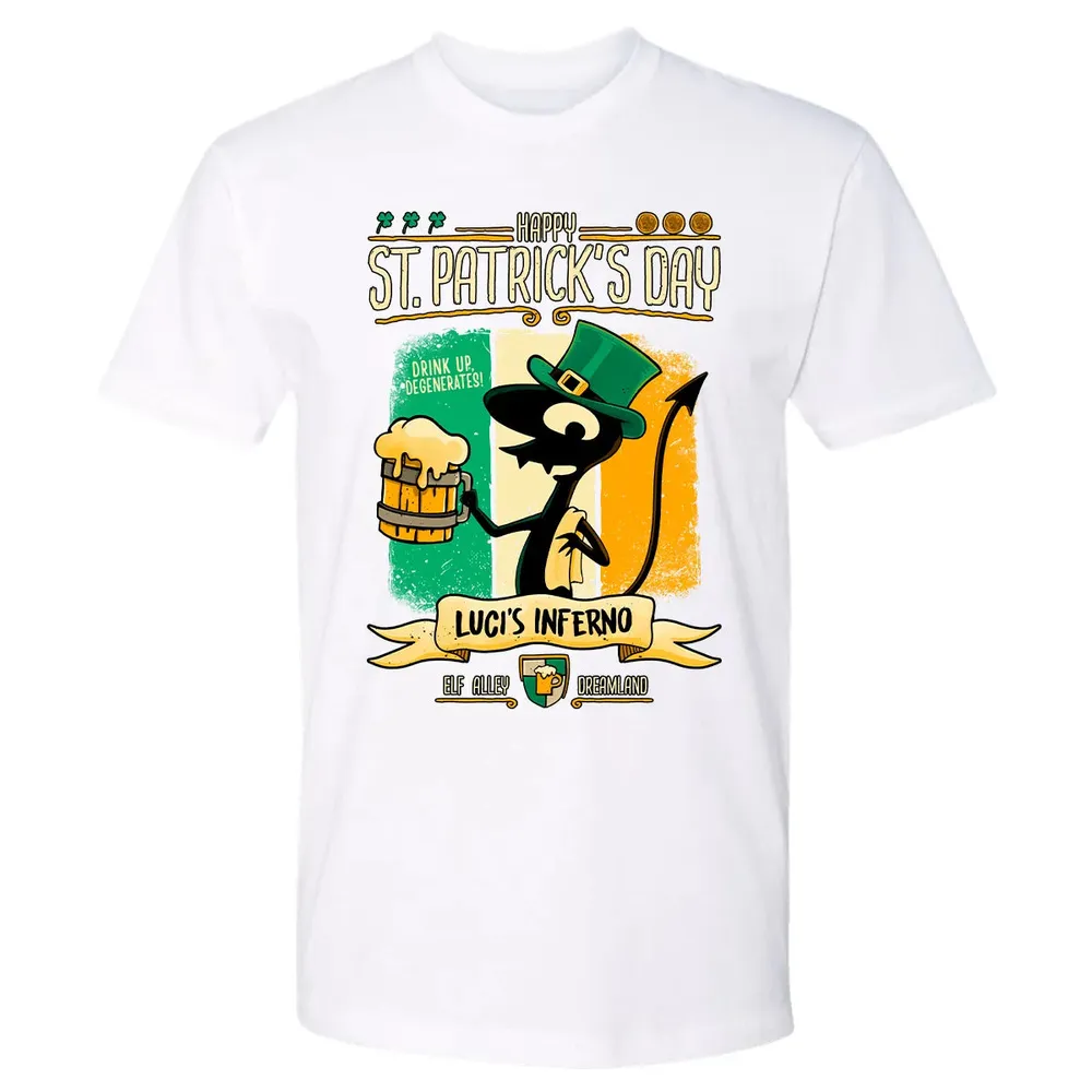 St Patrickâ€™s at Luci's Premium Unisex T-shirt - 4