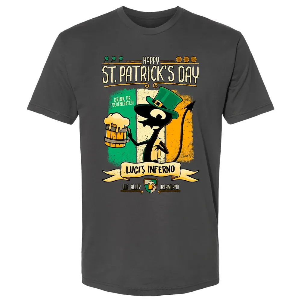 St Patrickâ€™s at Luci's Premium Unisex T-shirt - 8