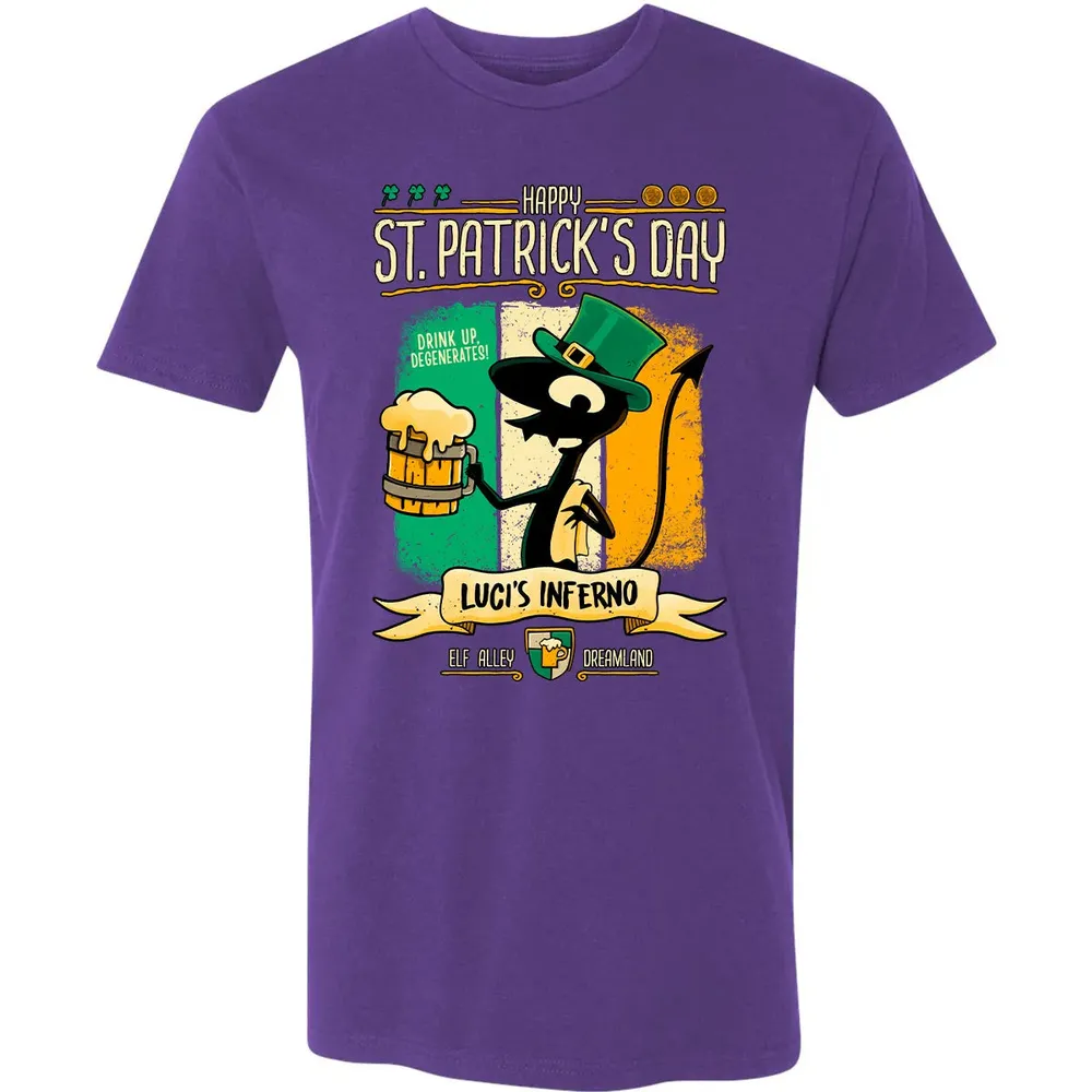St Patrickâ€™s at Luci's Premium Unisex T-shirt - 7