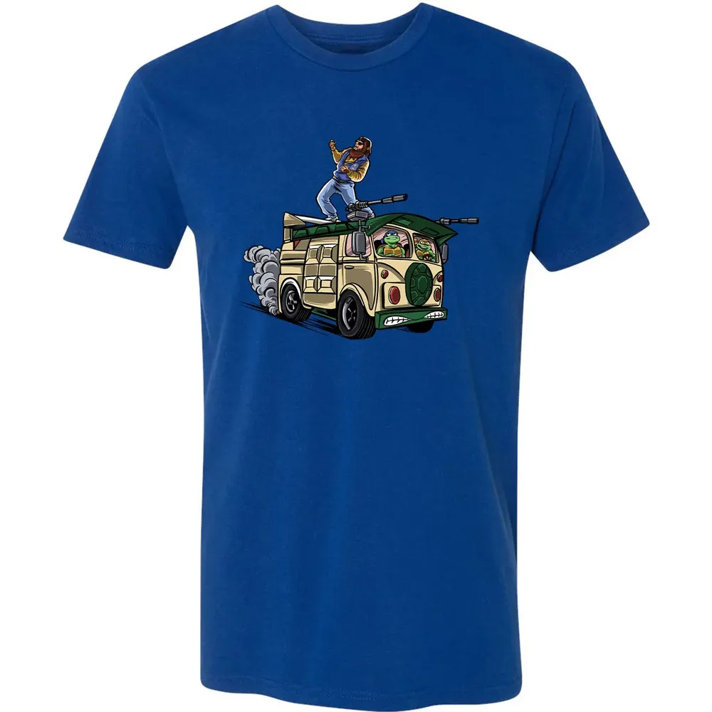 Surfing In The Turtle Van Premium Unisex T-shirt - 10