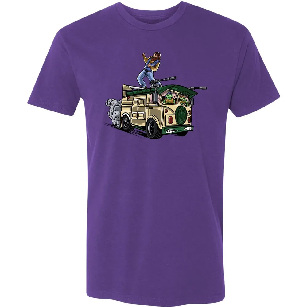 Surfing In The Turtle Van Premium Unisex T-shirt - 7