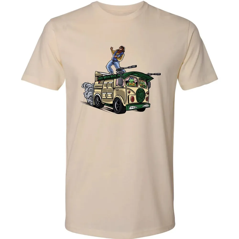 Surfing In The Turtle Van Premium Unisex T-shirt - 13