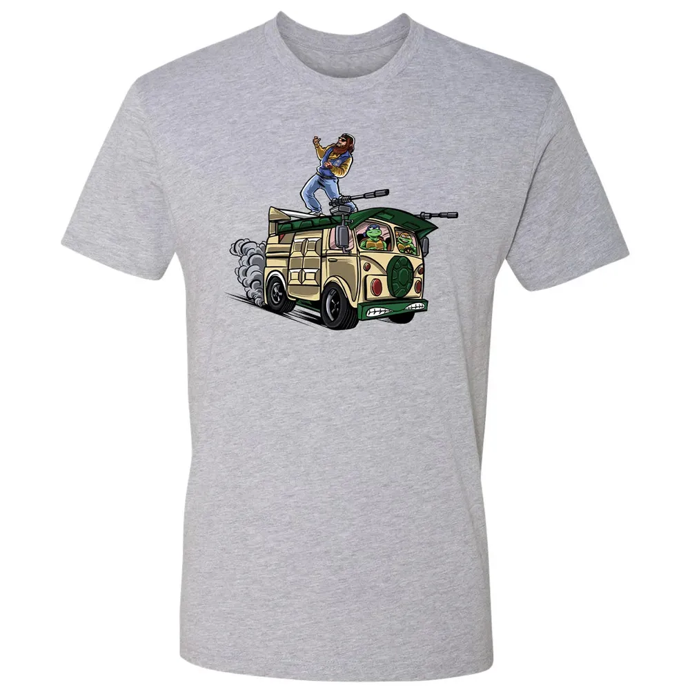 Surfing In The Turtle Van Premium Unisex T-shirt - 9