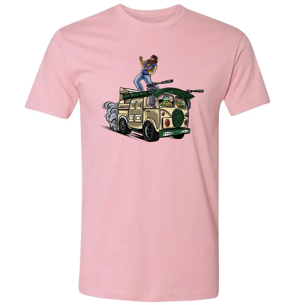 Surfing In The Turtle Van Premium Unisex T-shirt - 3