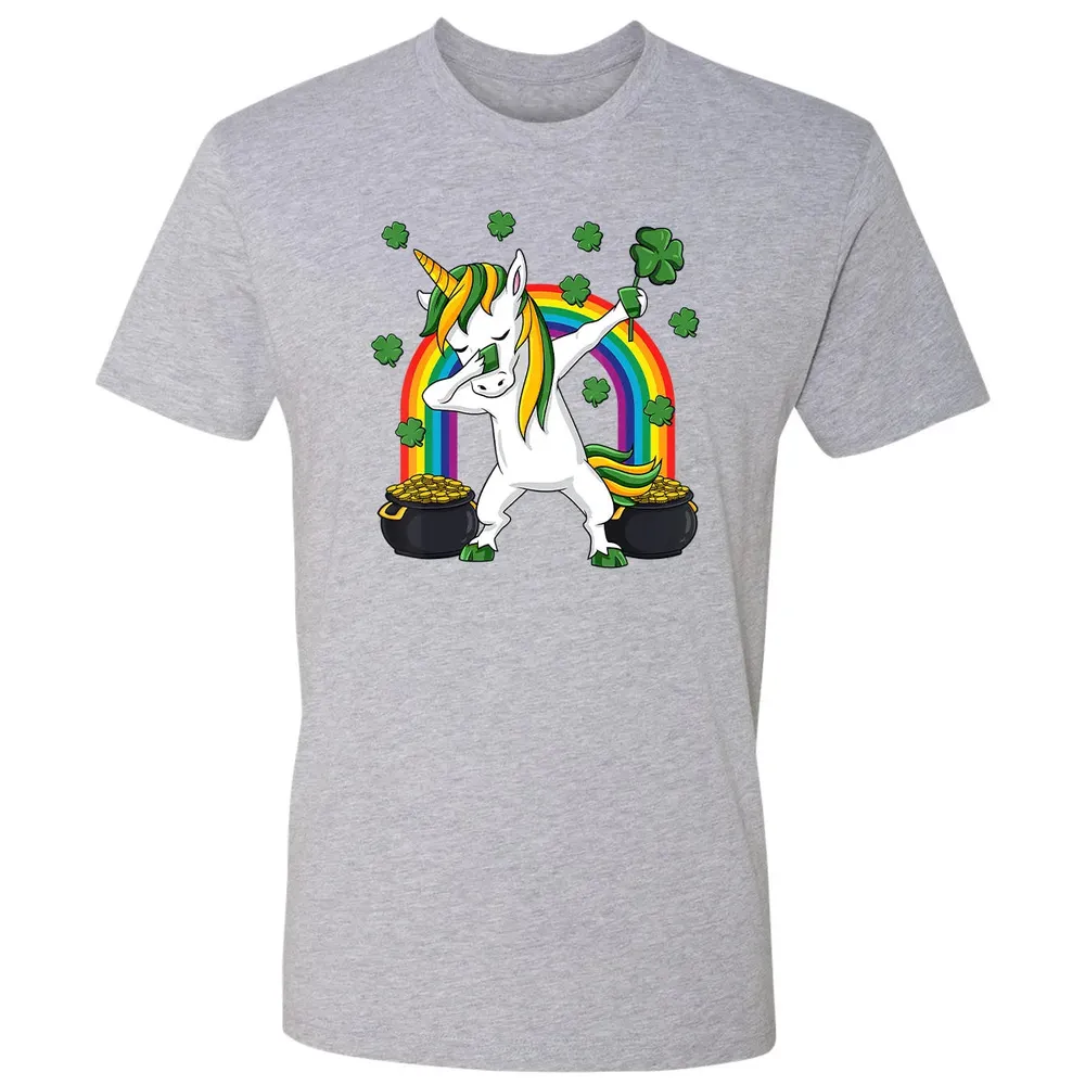 Dabbing Unicorn St Patricks Day Irish Dab Girls Kids Premium Unisex T-shirt - 9