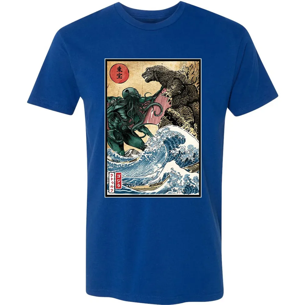 King of the Monsters vs Great Old One Premium Unisex T-shirt - 10