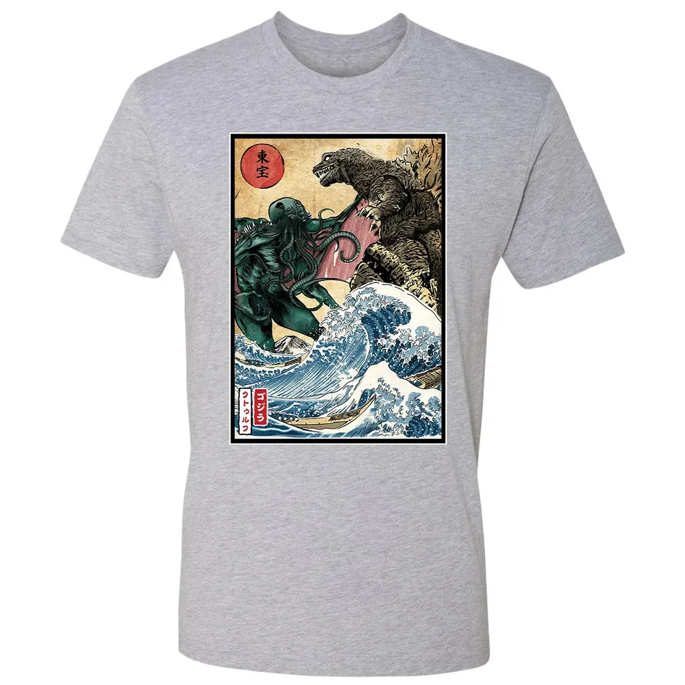 King of the Monsters vs Great Old One Premium Unisex T-shirt - 9