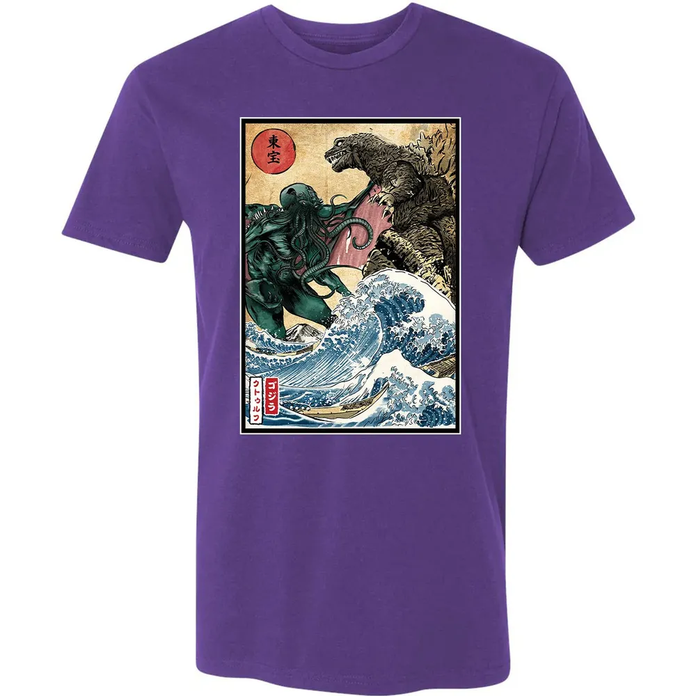 King of the Monsters vs Great Old One Premium Unisex T-shirt - 7