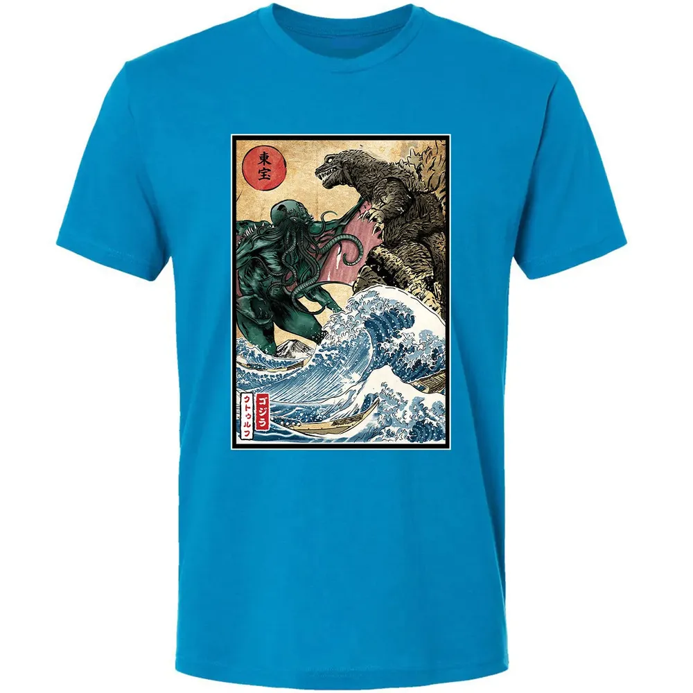 King of the Monsters vs Great Old One Premium Unisex T-shirt - 15