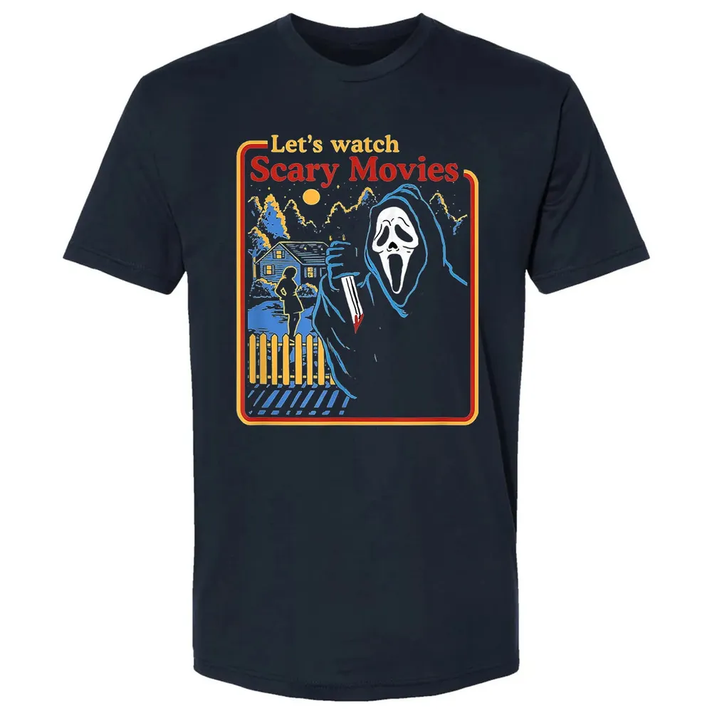 Lets Watch Scary Movies Premium Unisex T-shirt - 2