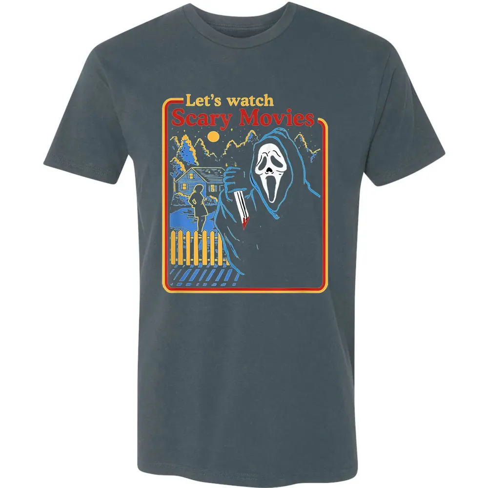 Lets Watch Scary Movies Premium Unisex T-shirt - 14
