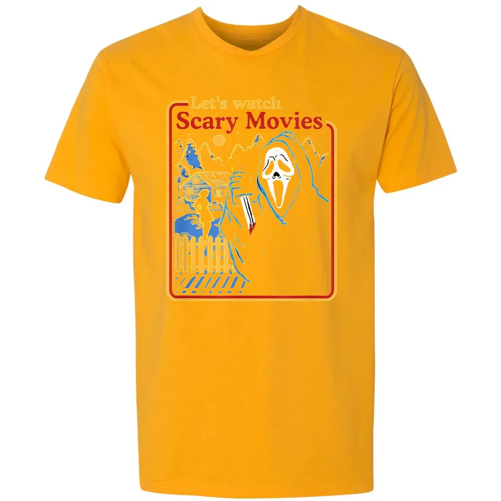 Lets Watch Scary Movies Premium Unisex T-shirt - 11