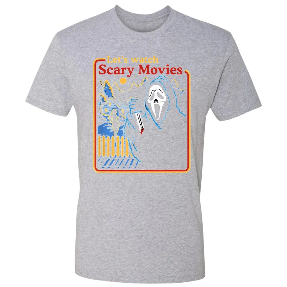 Lets Watch Scary Movies Premium Unisex T-shirt - 9