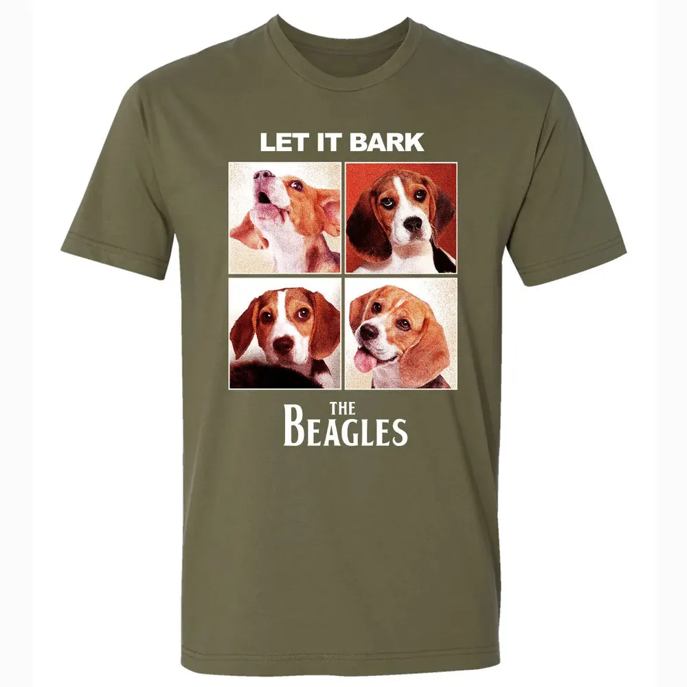 Let It Bark The Beagles Premium Unisex T-shirt - 5