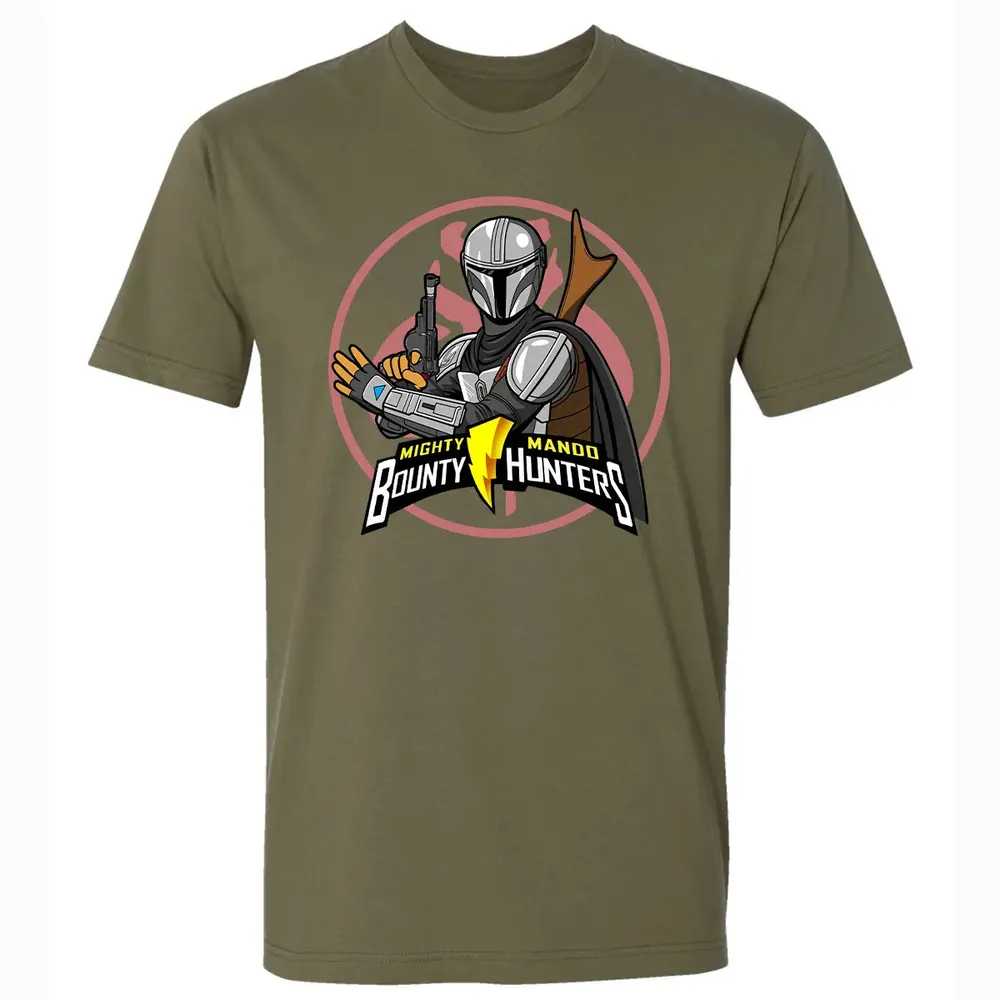 Mighty Mando Bounty Hunters Premium Unisex T-shirt - 5