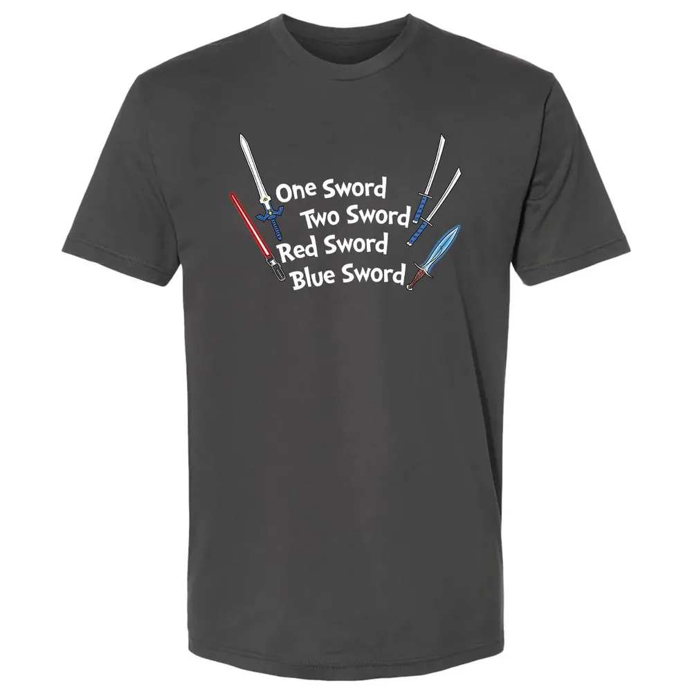 One Sword Two Sword Premium Unisex T-shirt - 8