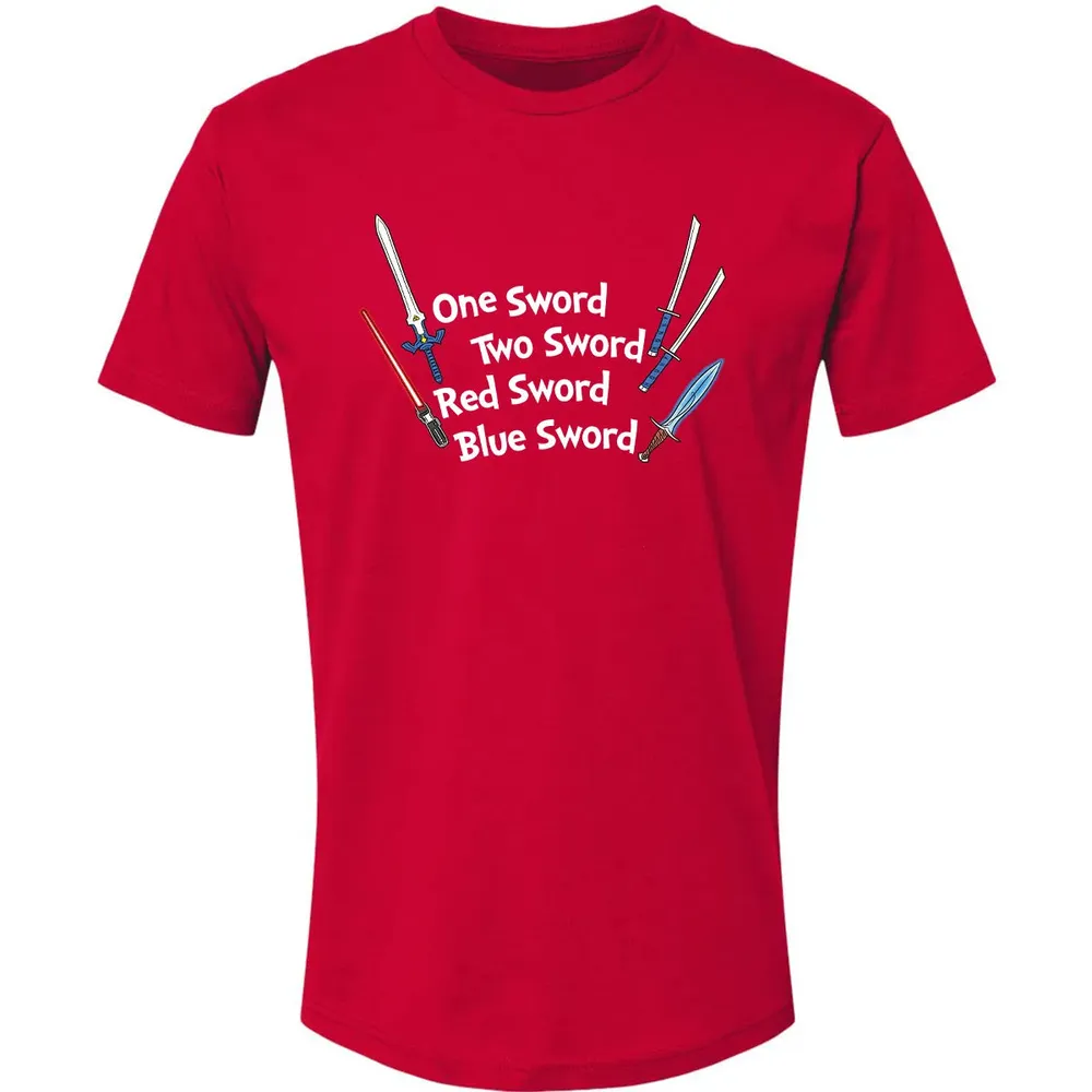 One Sword Two Sword Premium Unisex T-shirt - 6