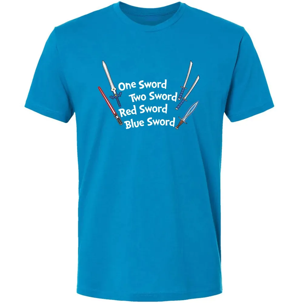 One Sword Two Sword Premium Unisex T-shirt - 15