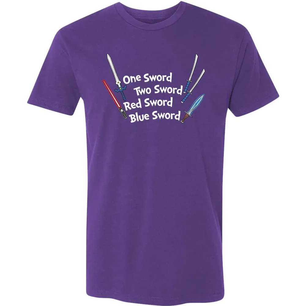 One Sword Two Sword Premium Unisex T-shirt - 7