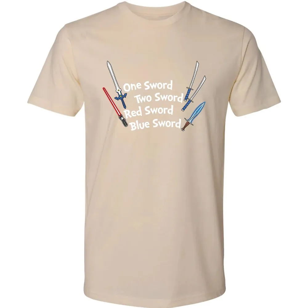 One Sword Two Sword Premium Unisex T-shirt - 13
