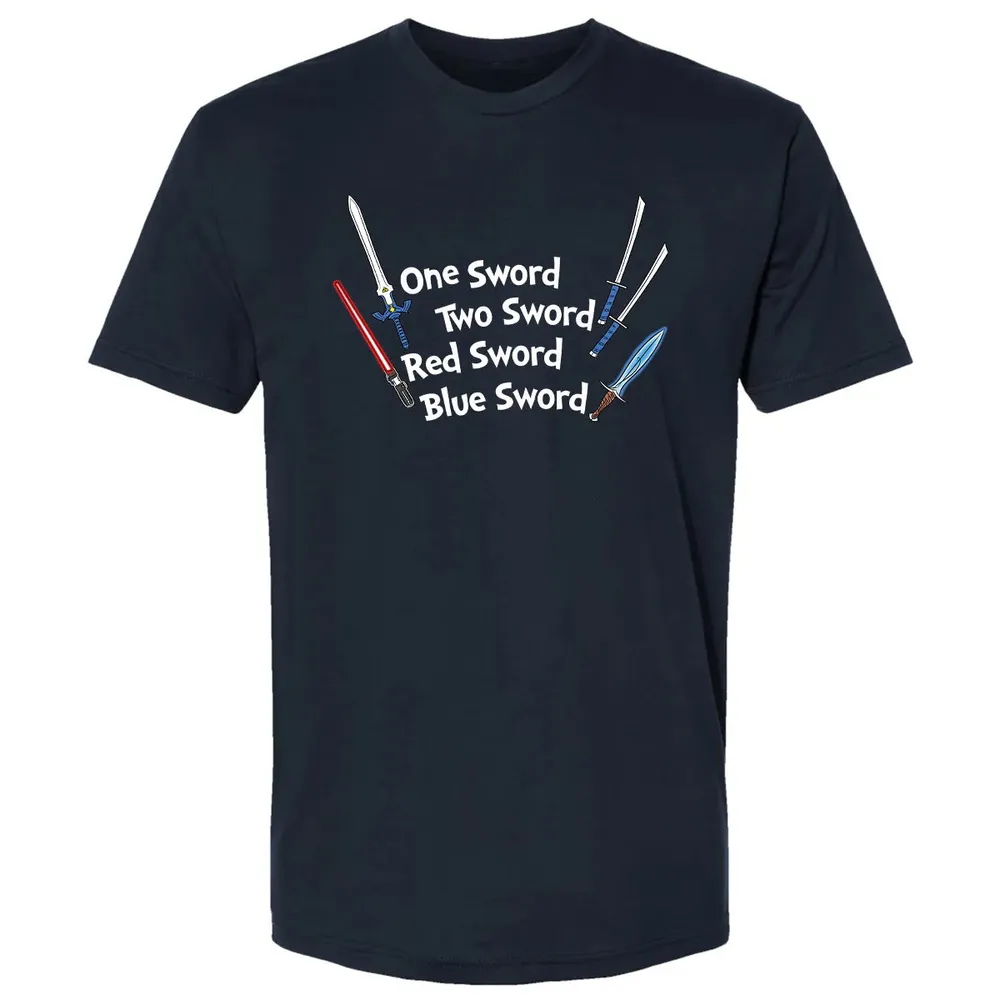 One Sword Two Sword Premium Unisex T-shirt - 2
