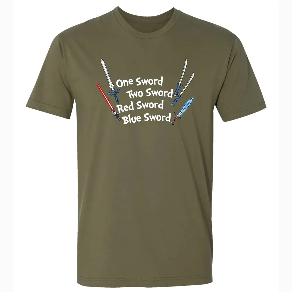 One Sword Two Sword Premium Unisex T-shirt - 5