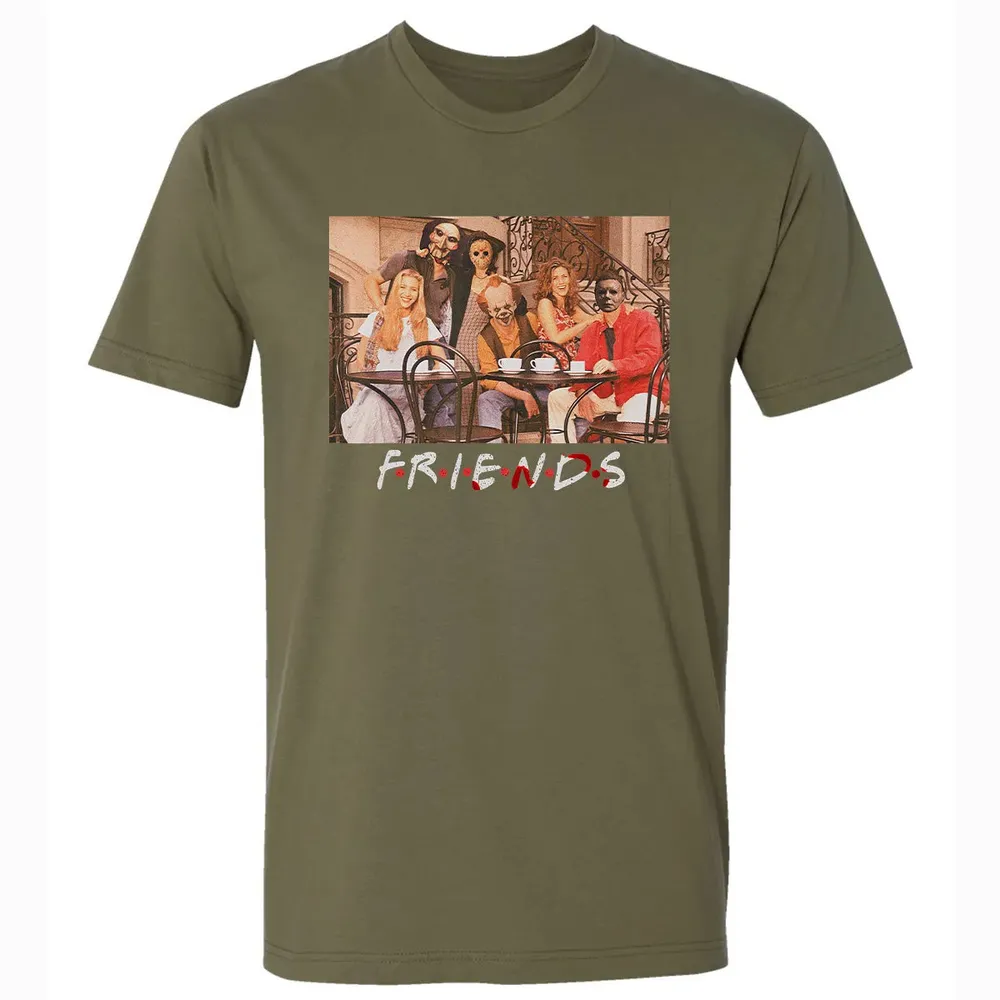 Friends IT Saw spooky clown Halloween horror movies Premium Unisex T-shirt - 5