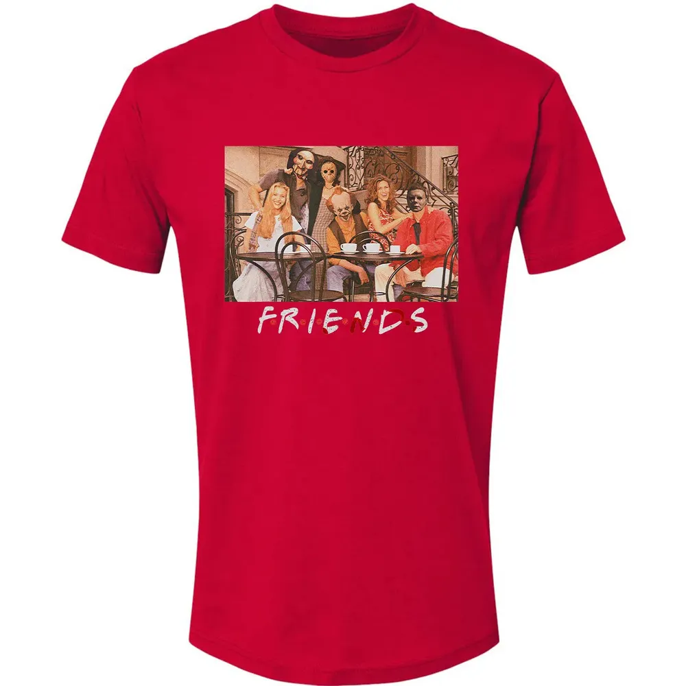 Friends IT Saw spooky clown Halloween horror movies Premium Unisex T-shirt - 6