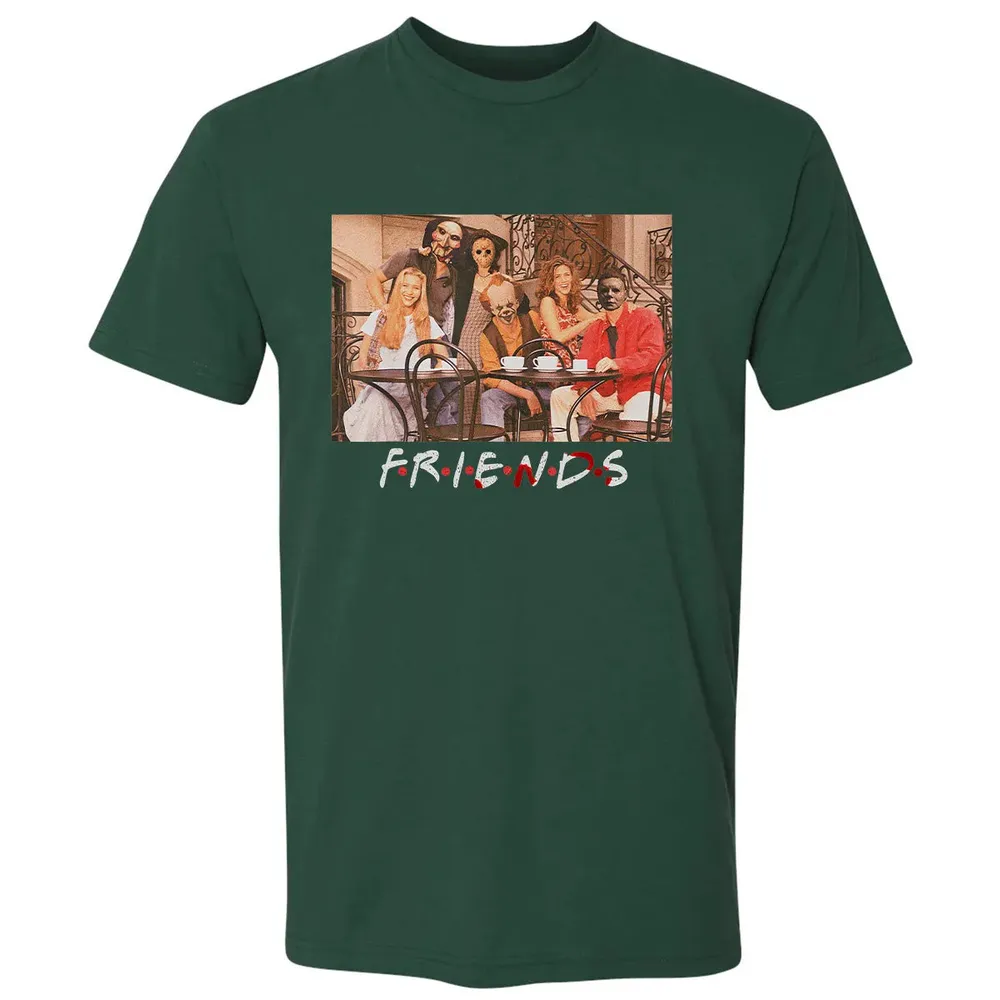 Friends IT Saw spooky clown Halloween horror movies Premium Unisex T-shirt - 12
