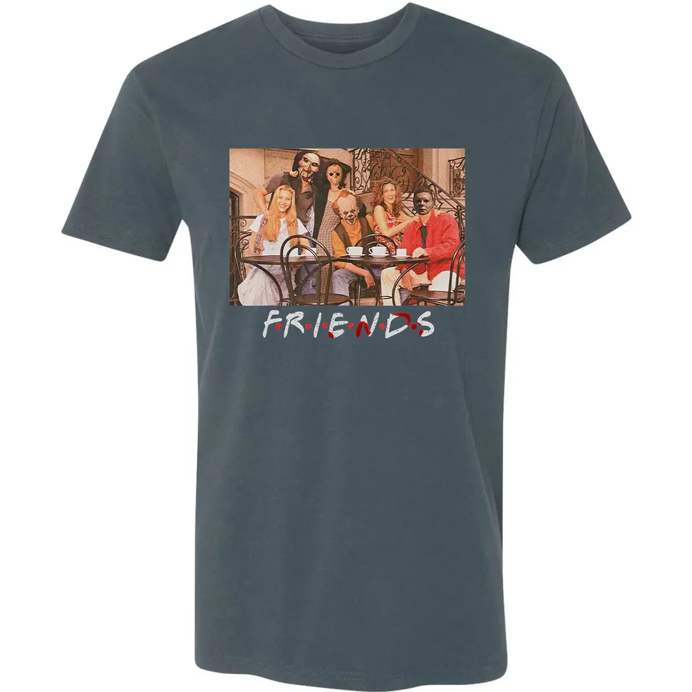 Friends IT Saw spooky clown Halloween horror movies Premium Unisex T-shirt - 14
