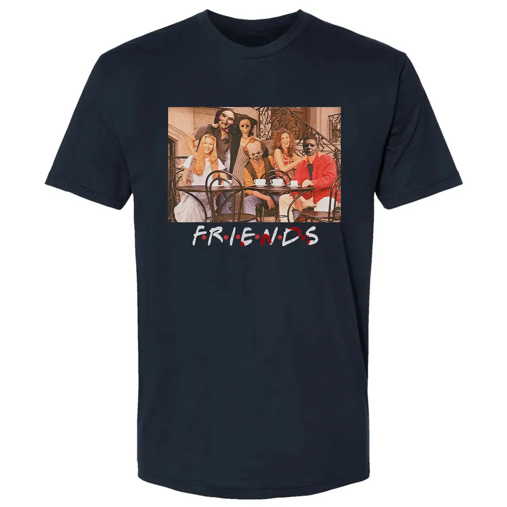 Friends IT Saw spooky clown Halloween horror movies Premium Unisex T-shirt - 2
