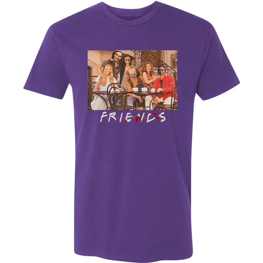 Friends IT Saw spooky clown Halloween horror movies Premium Unisex T-shirt - 7