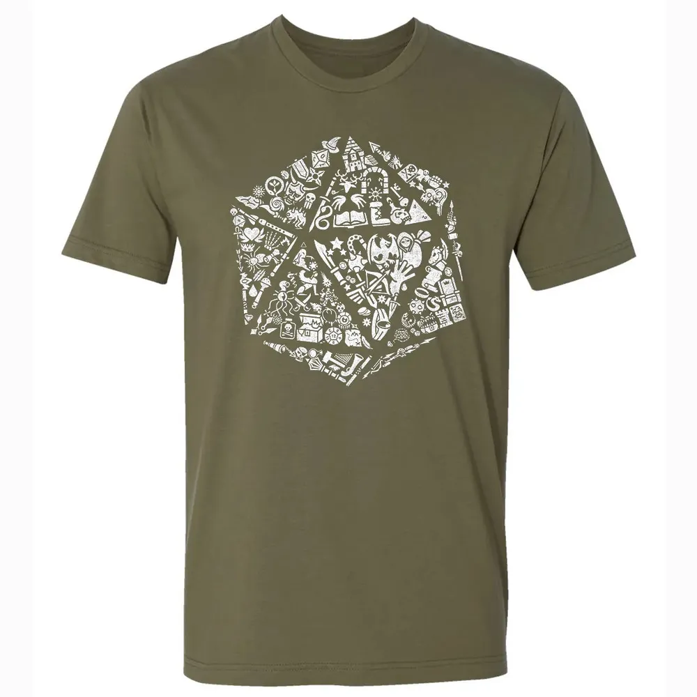 Adventure Dice Premium Unisex T-shirt - 5