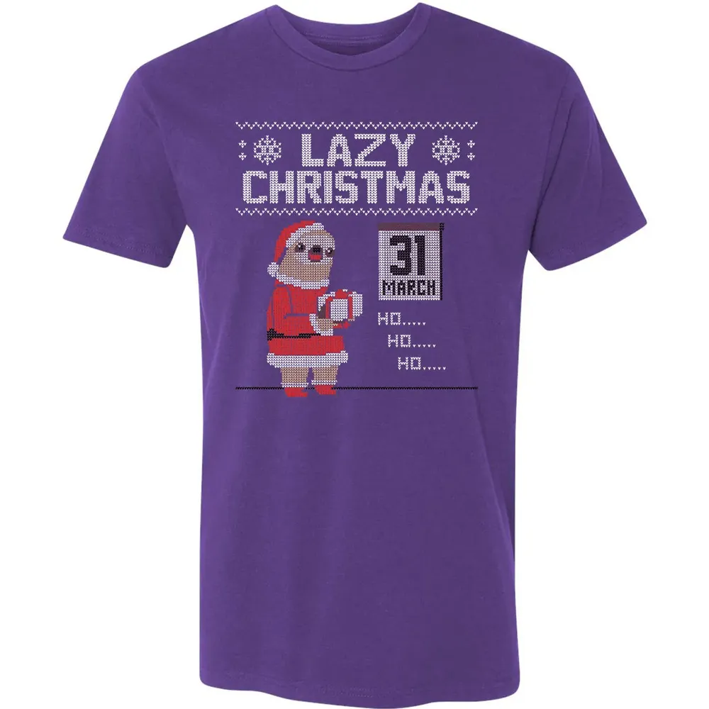 Lazy Christmas Premium Unisex T-shirt - 7
