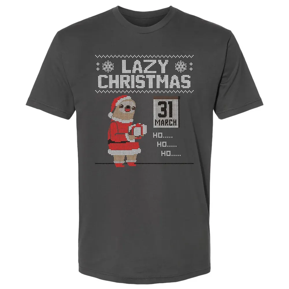 Lazy Christmas Premium Unisex T-shirt - 8