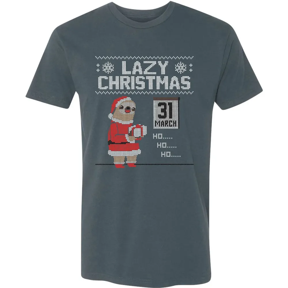 Lazy Christmas Premium Unisex T-shirt - 14