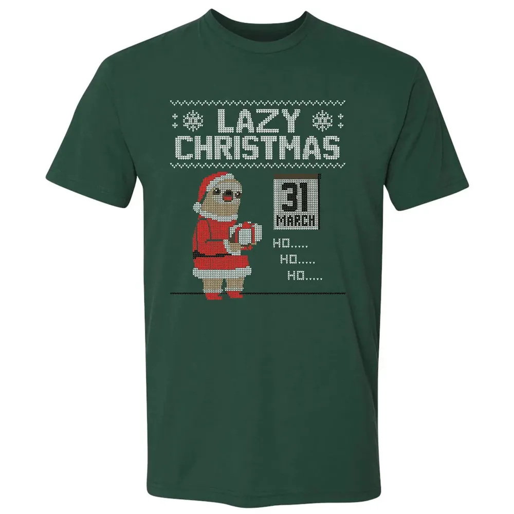 Lazy Christmas Premium Unisex T-shirt - 12
