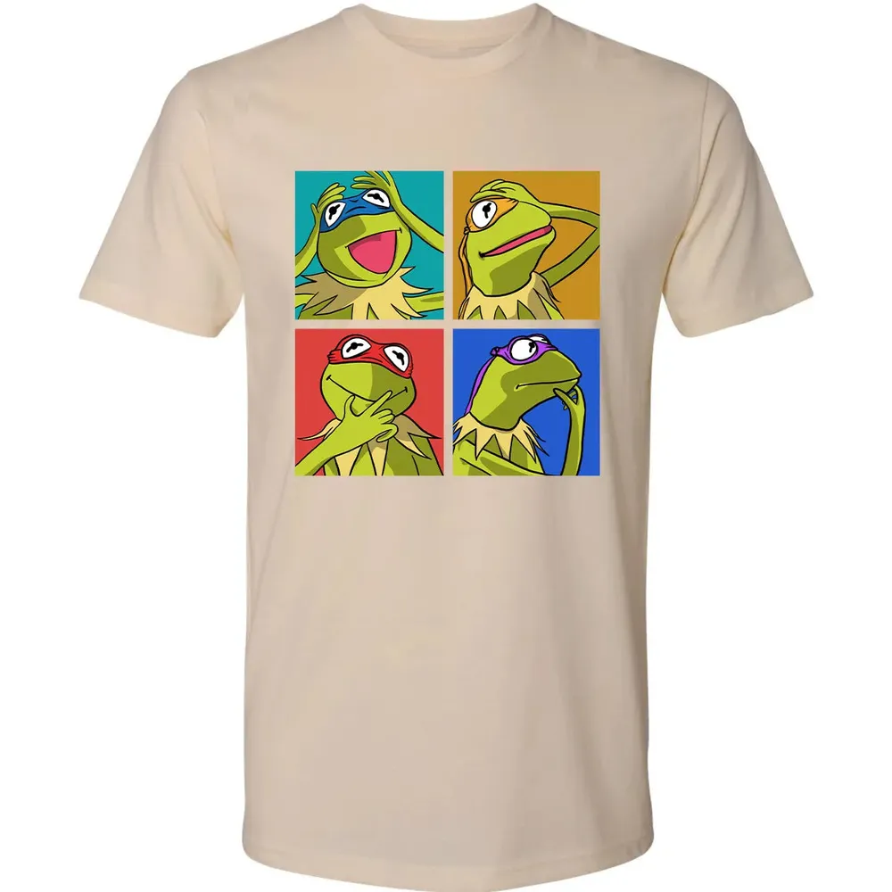 nage Mutant Minja Kermit Premium Unisex T-shirt - 13
