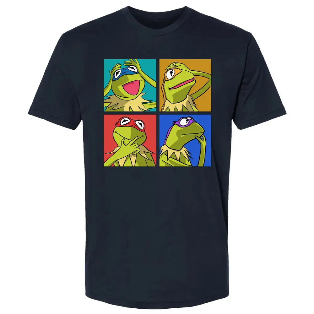 nage Mutant Minja Kermit Premium Unisex T-shirt - 2