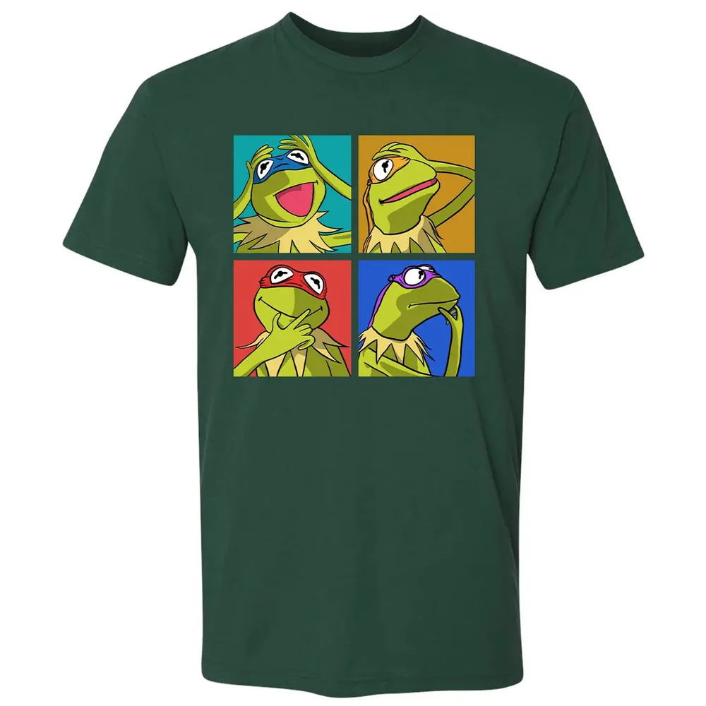 nage Mutant Minja Kermit Premium Unisex T-shirt - 12