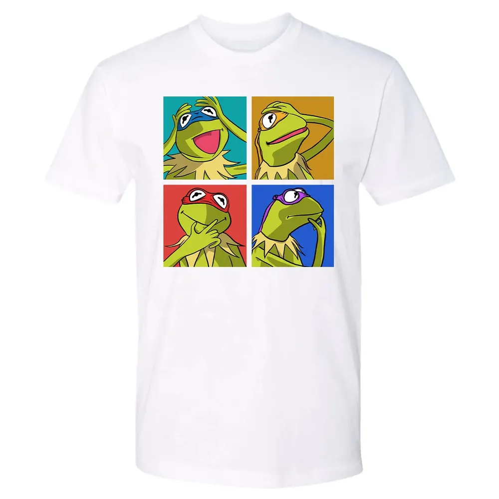 nage Mutant Minja Kermit Premium Unisex T-shirt - 4