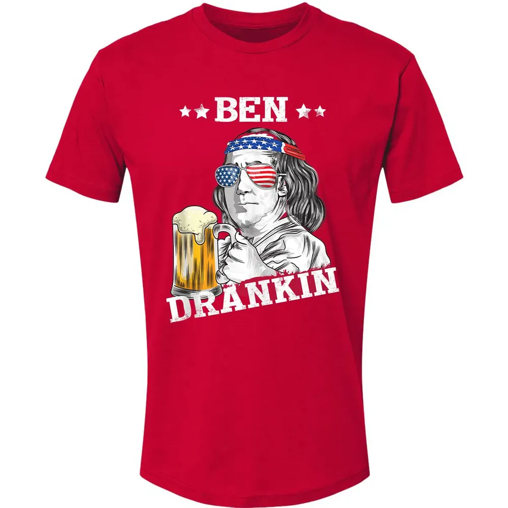 Ben Drankin 4th of July Premium Unisex T-shirt - 6