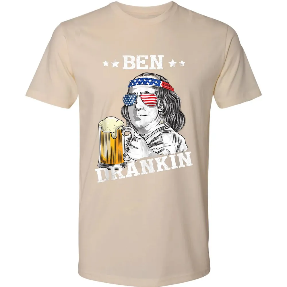 Ben Drankin 4th of July Premium Unisex T-shirt - 13