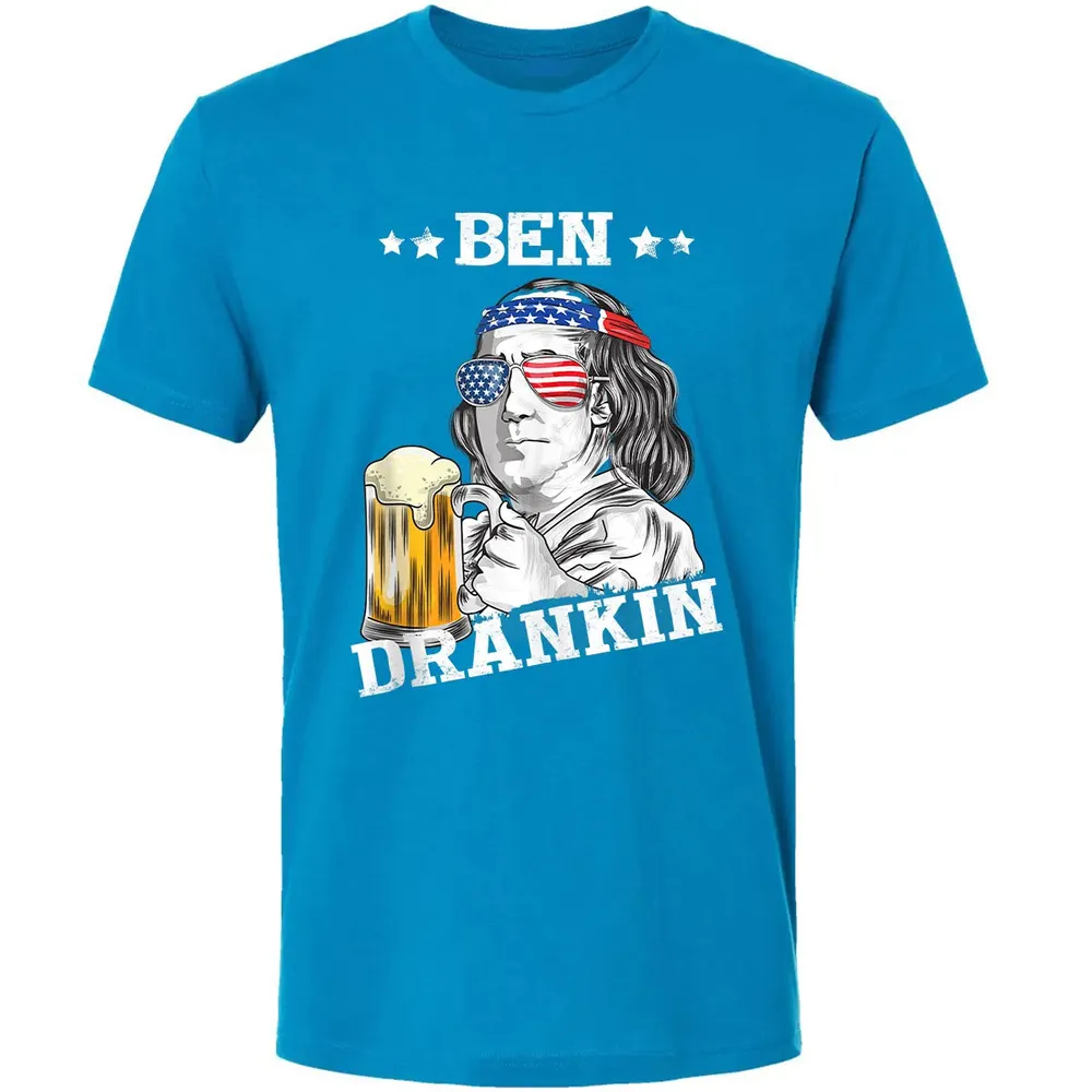 Ben Drankin 4th of July Premium Unisex T-shirt - 15