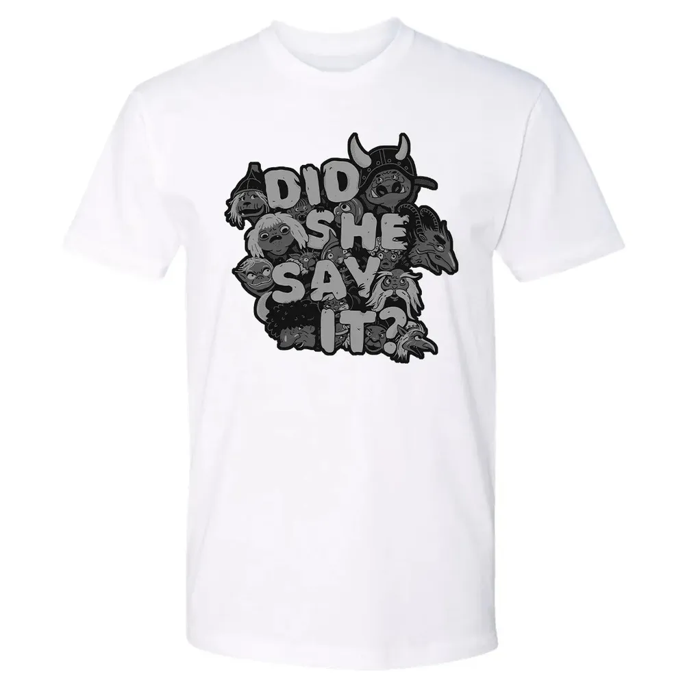 Did She Say It Premium Unisex T-shirt - 4