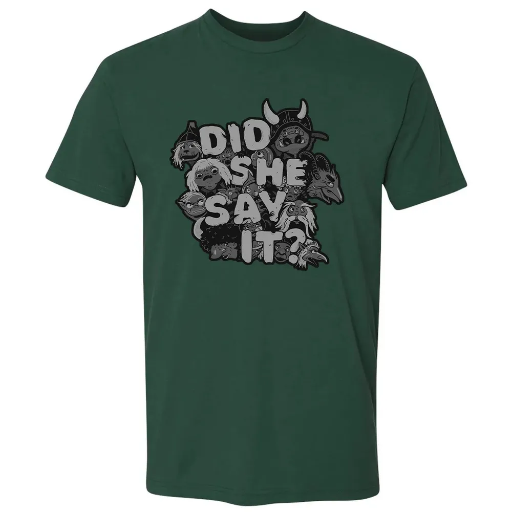 Did She Say It Premium Unisex T-shirt - 12